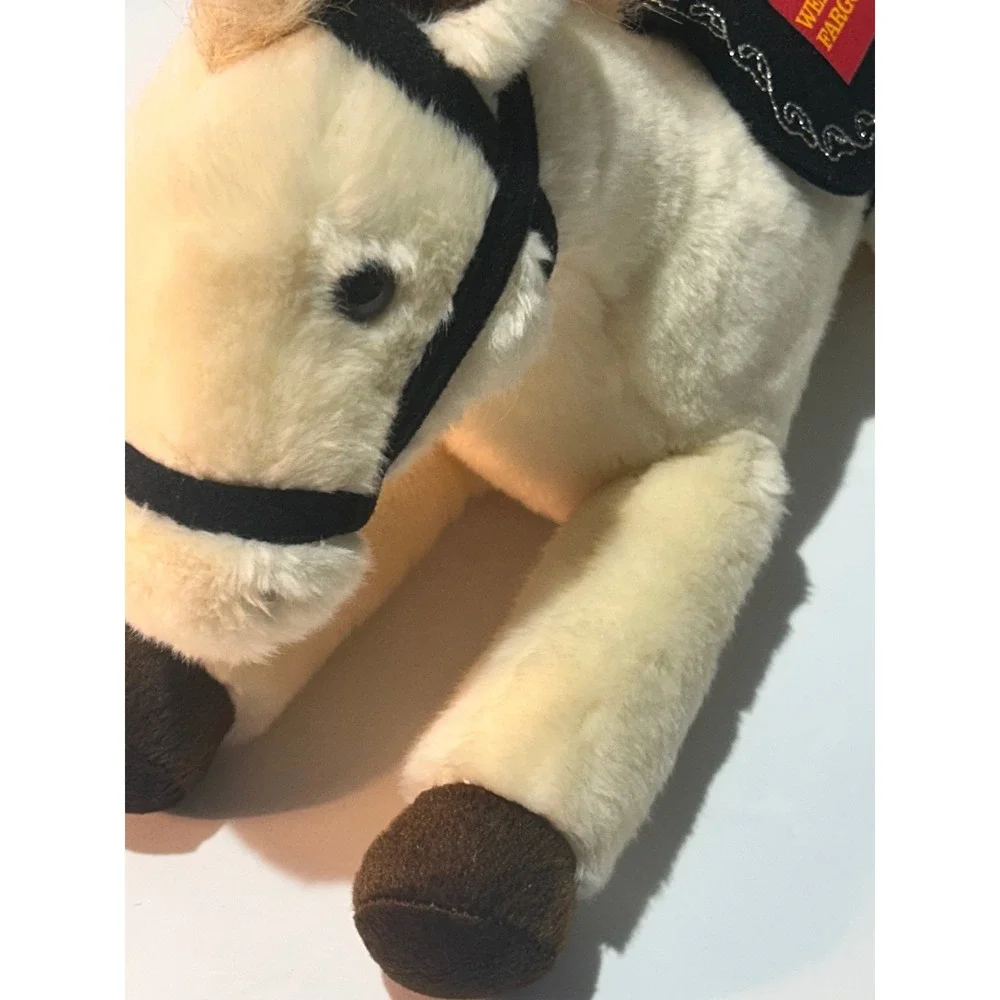 Wells Fargo Legendary Pony El Toro 2014 Stuffed Animal Plush Cream Horse